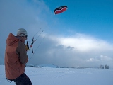 Snowkiting – mezi nebem a zemí